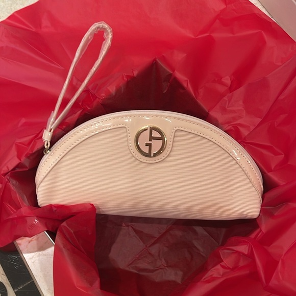 Giorgio Armani, pink zip around cosmetic bag - Picture 4 of 11